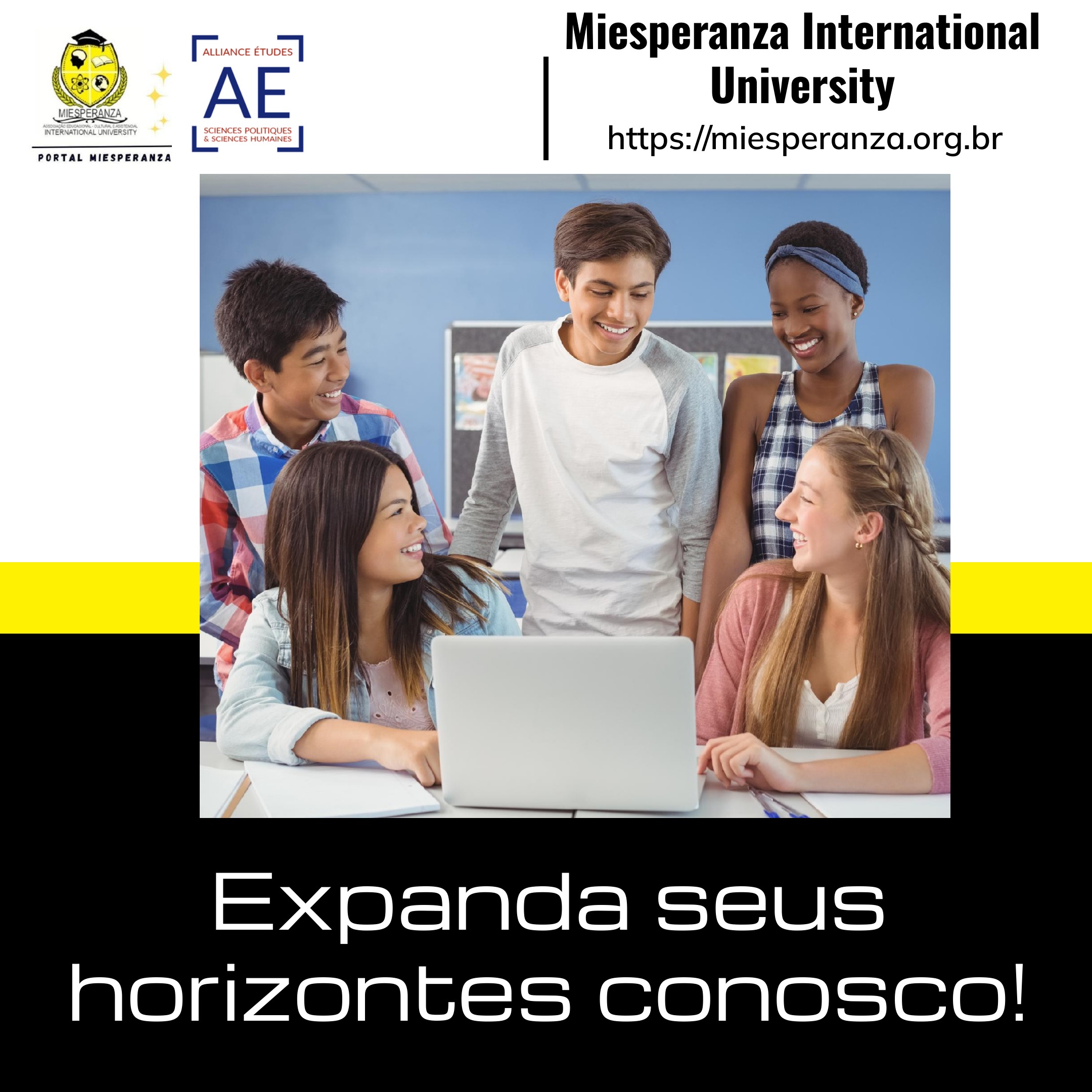 Expanda seus horizontes no Miesperanza International University